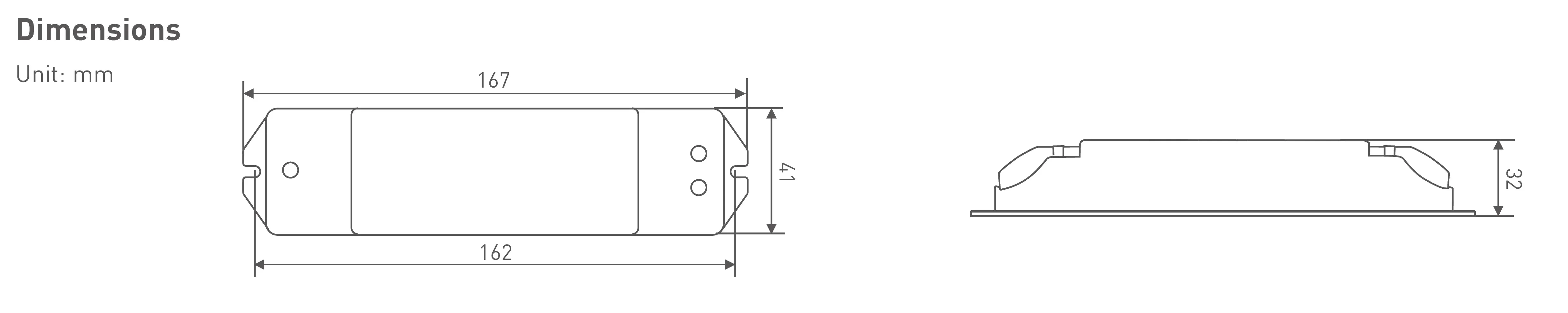 DALI DT8 CT adjustment driver, 0-100% Dim, T-PWM digital dimming, CC 20W, 250-1000mA output, 100-240Vac I/P, Class 2, IP20. SE-20-250-1000-W2D2  LTECH Dali Constant Current